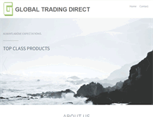 Tablet Screenshot of globaltradingdirect.com